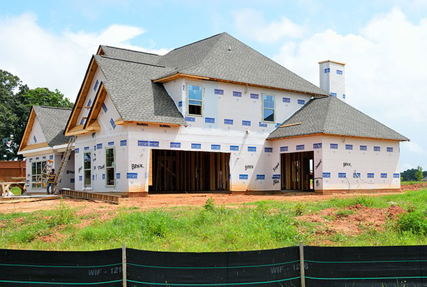 Photo of a residential construction project